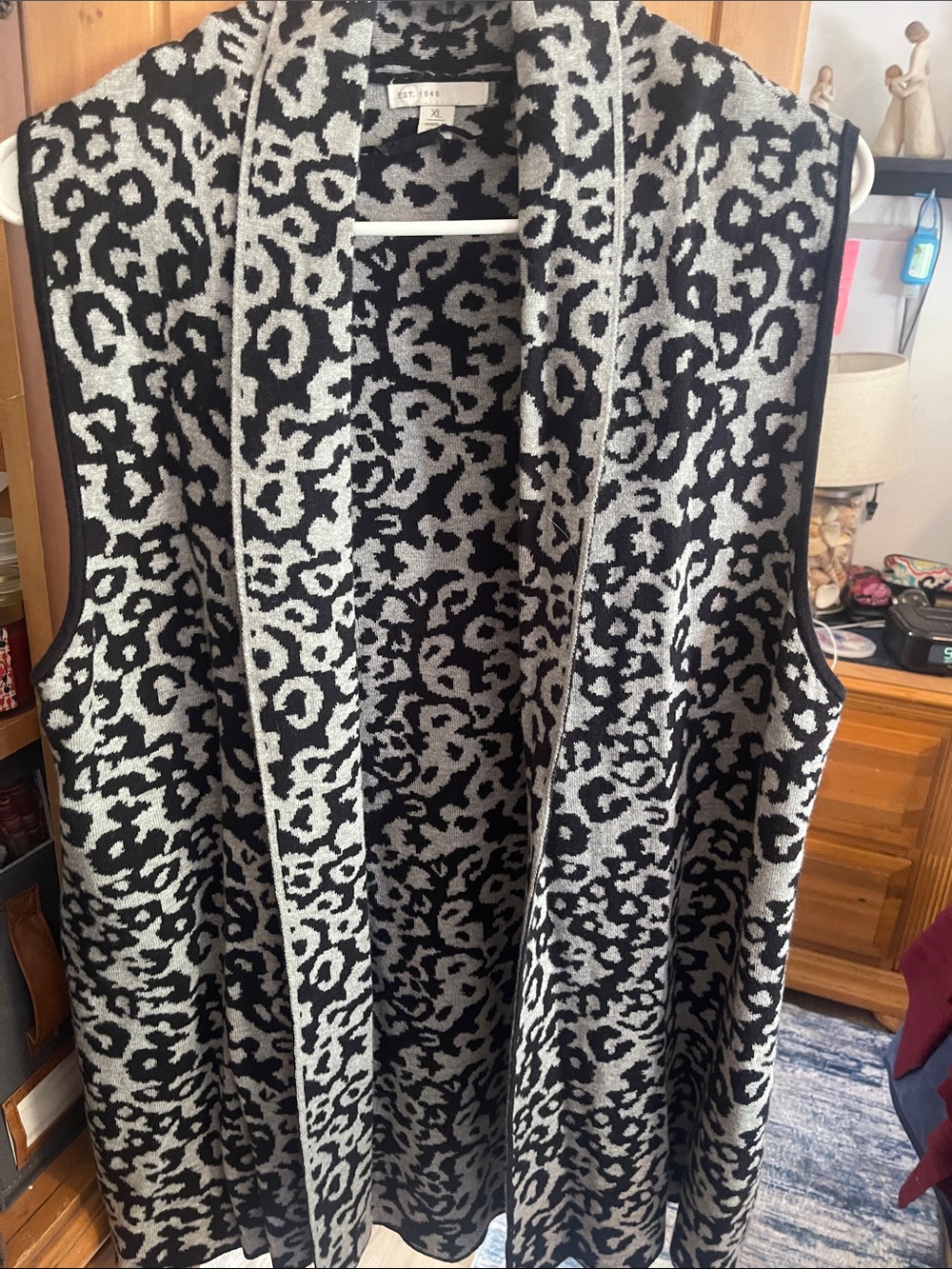 C. EST. 1946 Leopard Print Vest